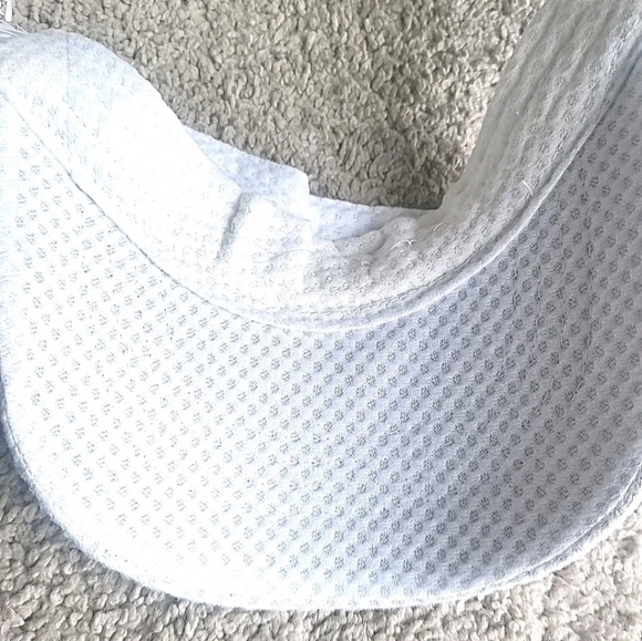 Panama Jack Visor Hat Cap White Adjustable Twill Logo Script - Picture 7 of 10